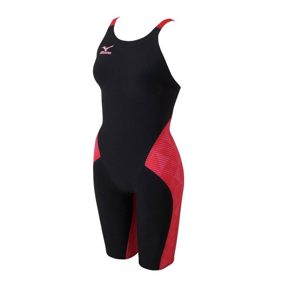 Mizuno Women's GX-Sonic III MR Jammer Swimsuit Black/Red (570004-CUN)